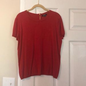 Zip back orange boutique sweater